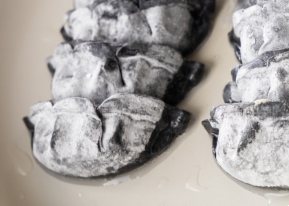 黒門餃子の焼き方1